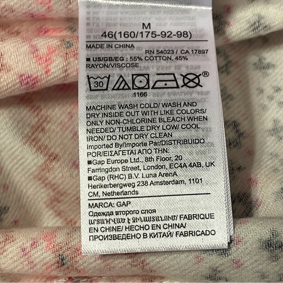 GAP GAPBODY Flannel PJ Shorts in Pink Fairisle - Picture 9 of 9